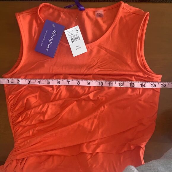 Seraphine Maternity Maxi Dress Nursing Maxi Dress Coral - Picture 11 of 16